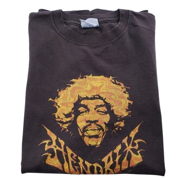 Jimi Hendrix Vintage Y2K T-Shirt 2004 Heavy Cotton Size Medium - Picture 6 of 10